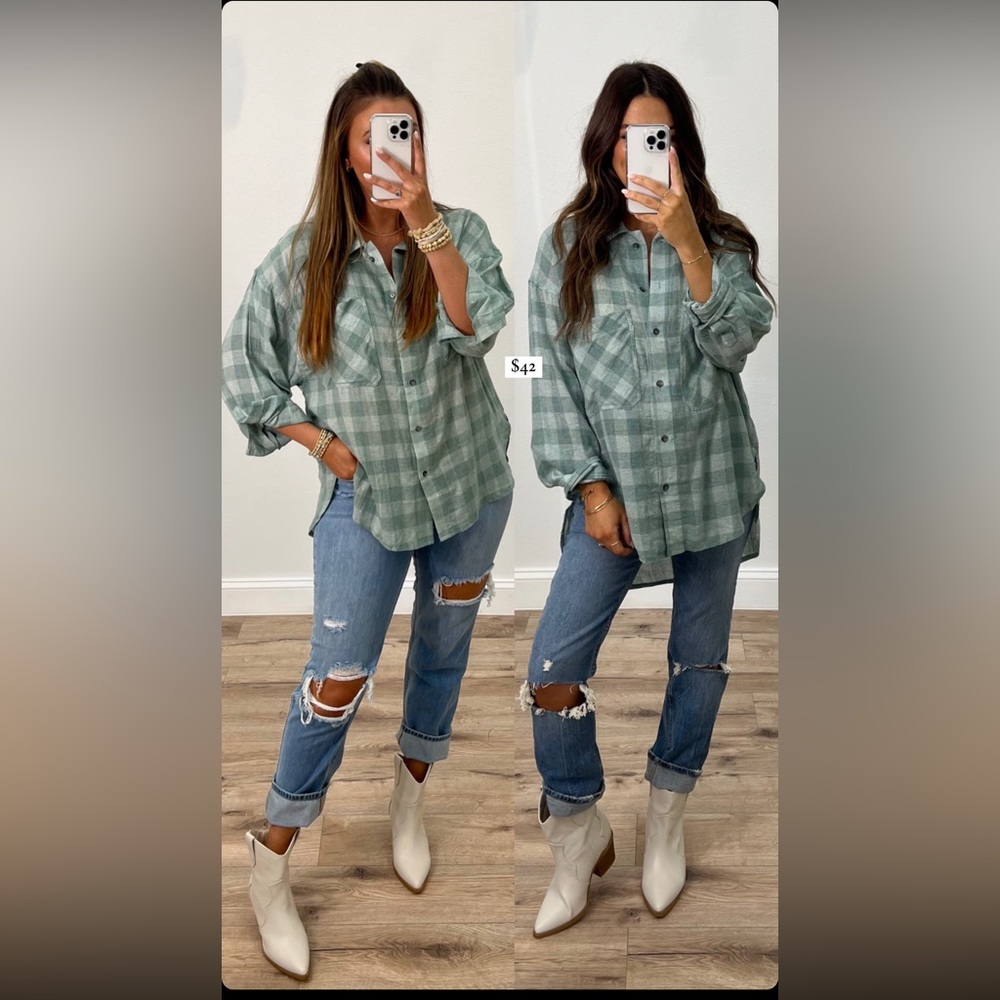 Cody checkered top
